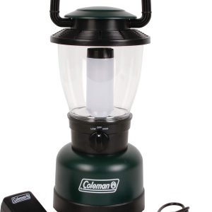 Coleman Rugged Rechargeable 400 Lumens LED Lantern, Impact & Water-Resistant Lantern with USB Charging Port, Lifetime LEDs Never Need Replacing